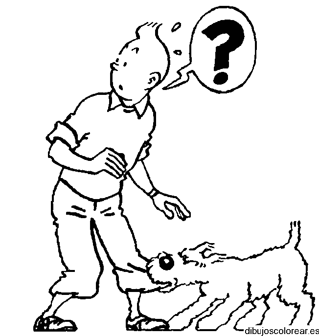 Dibujo de Tin Tin