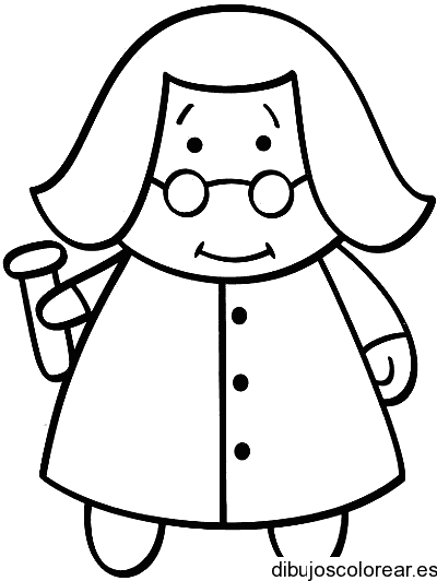 Dibujo de una abuela