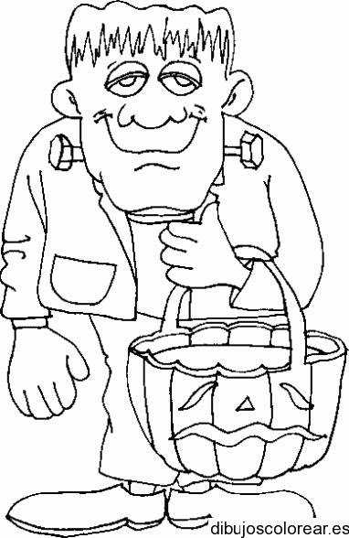 Dibujo de Frankenstein