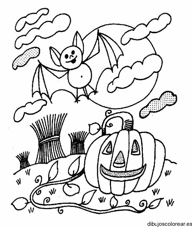 Dibujo de un murciélago de halloween 