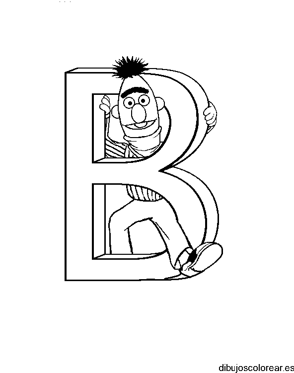 Dibujo de la letra B
