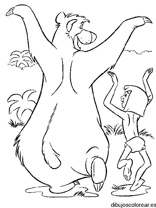 Dibujo de oso bailarín