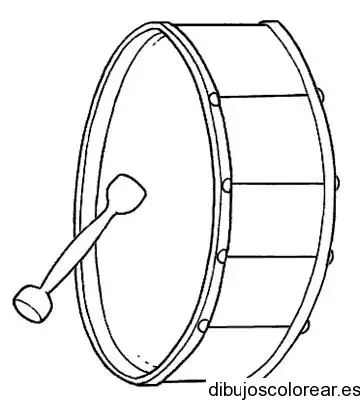 Dibujo de un gran tambor