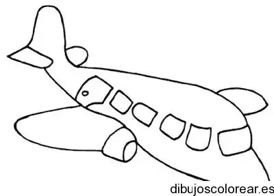 Dibujo de un avión 
