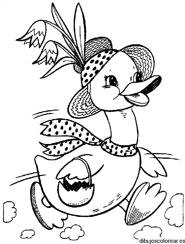 Dibujo de una patita