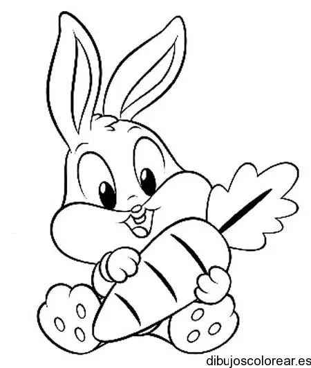 Dibujo de conejo Bugs bebé