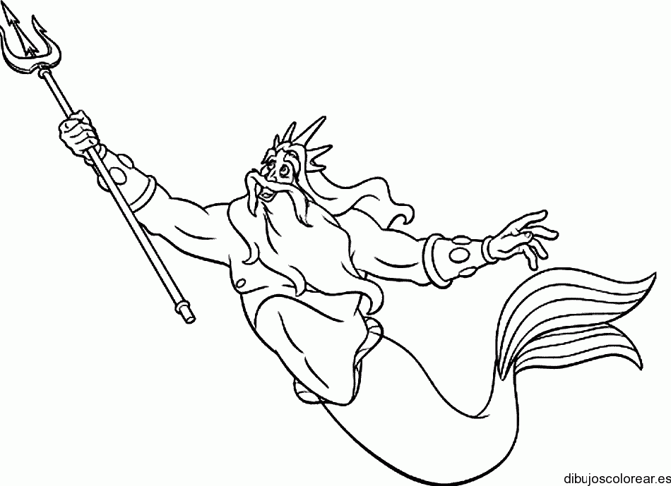 Dibujo de Poseidón