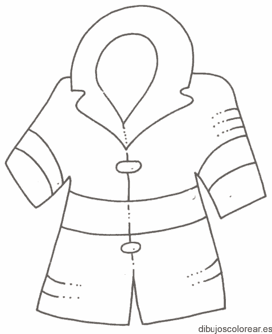 Dibujo de un abrigo