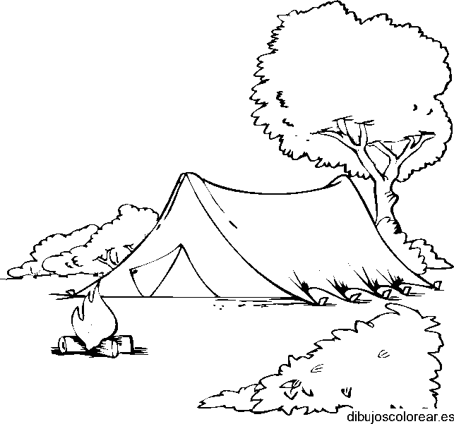 Dibujo de un paisaje campestre