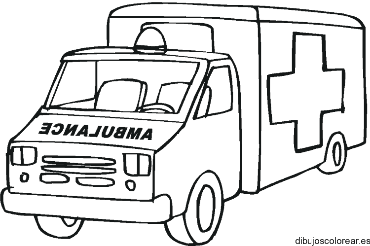 Dibujo de una ambulancia