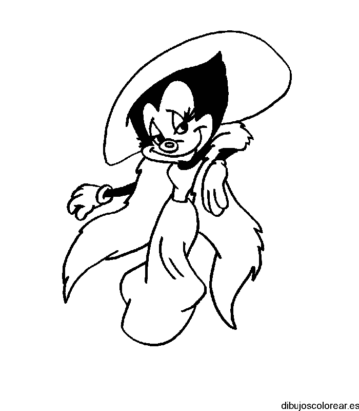 Dibujo de chica animaniac