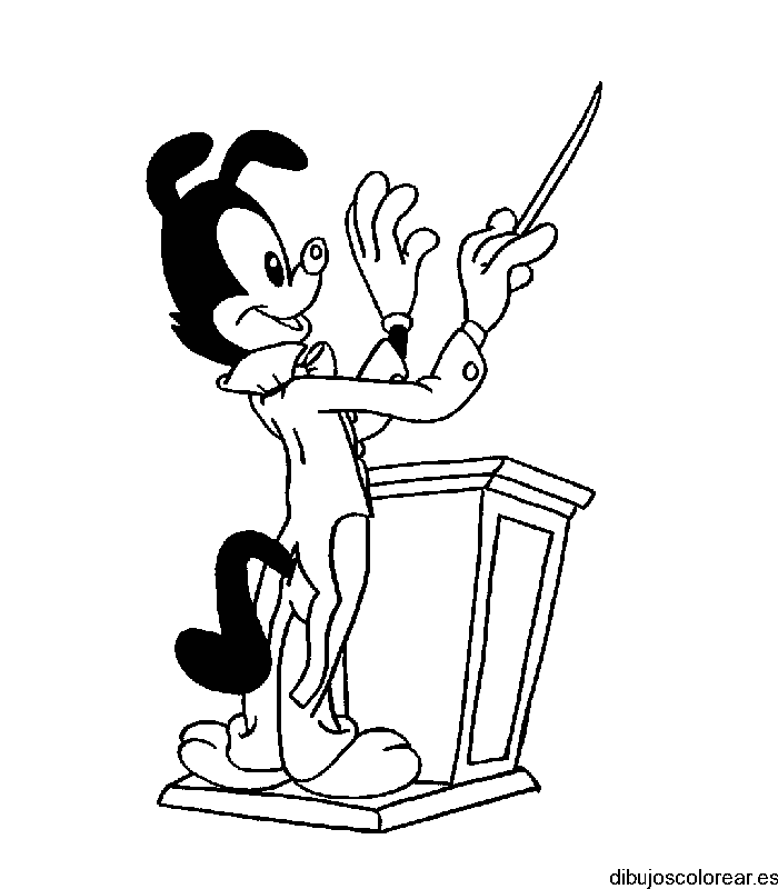 Dibujo de animaniacs con orquesta