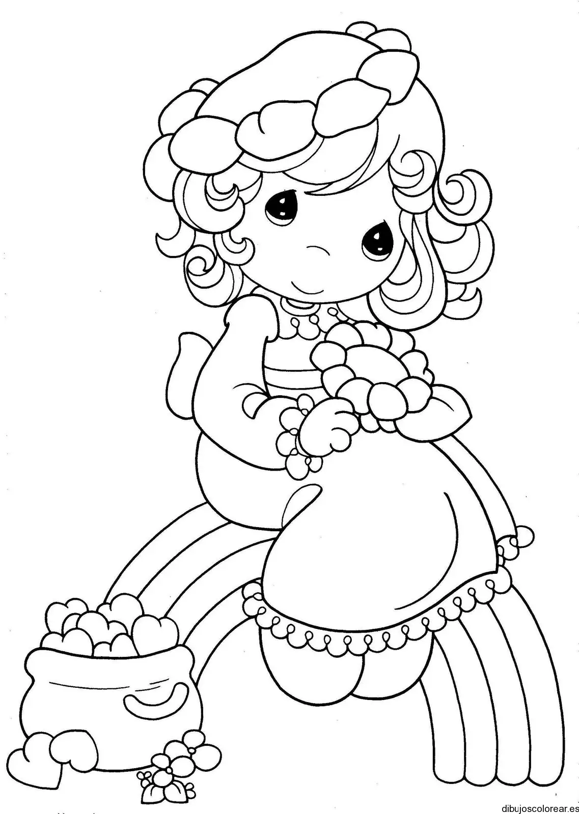 Dibujo de una niñita
