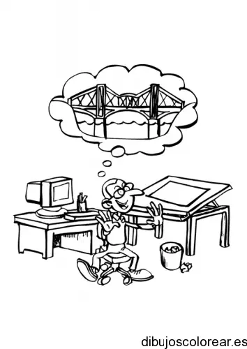 Dibujo de un arquitecto