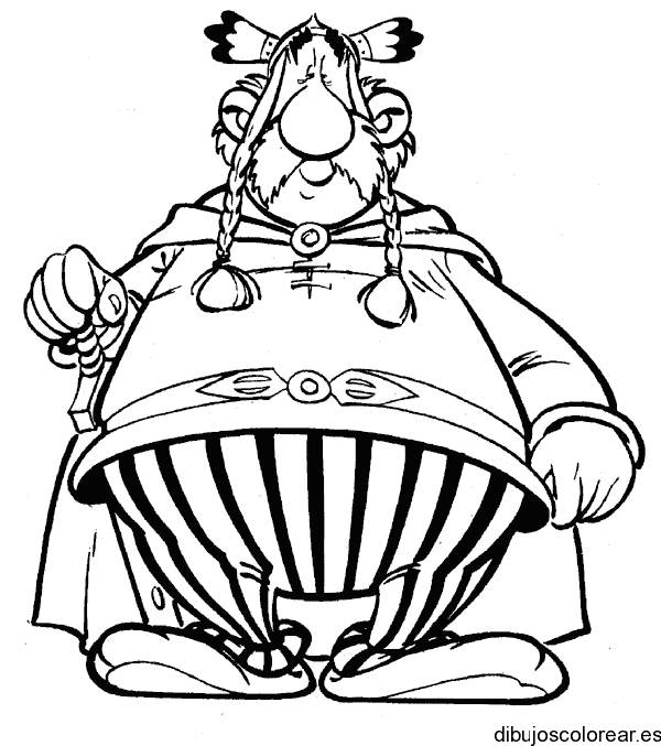 Dibujo de Obelix