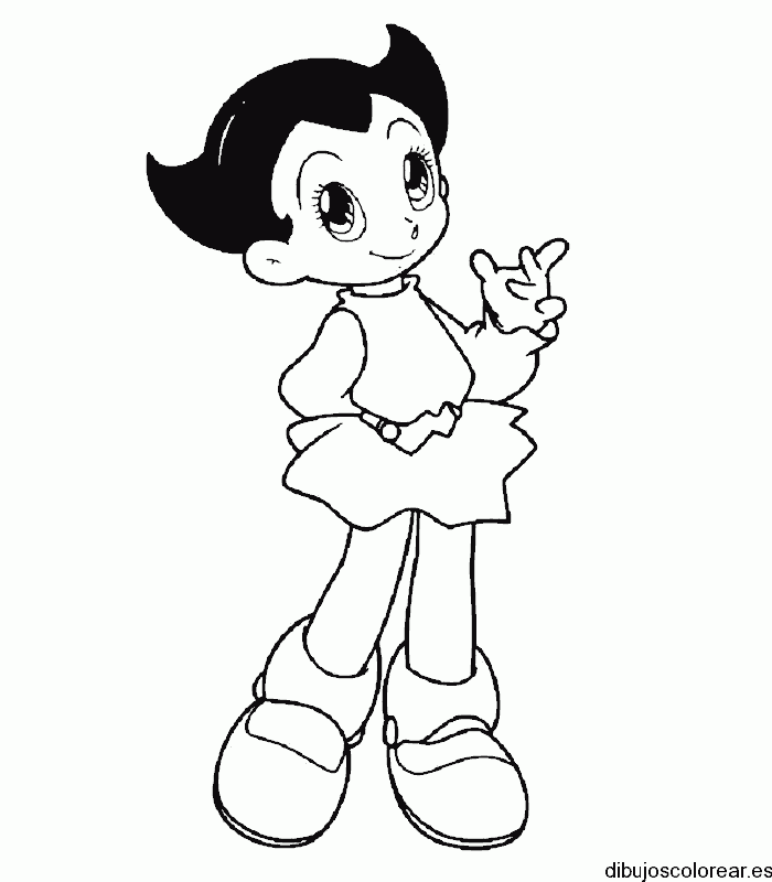 Dibujo de niña