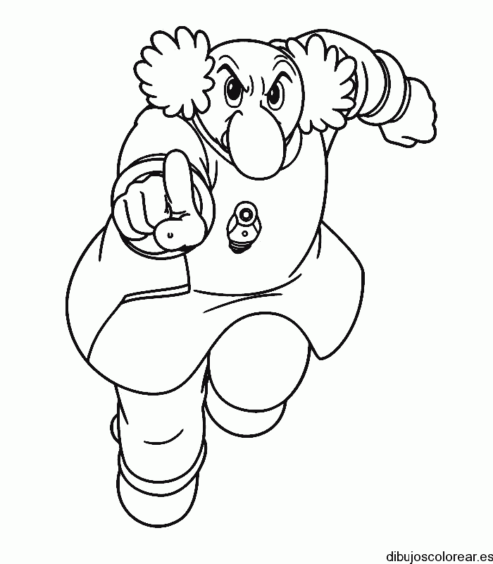 Dibujo de un gruñón