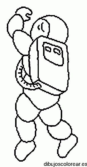 Dibujo de un astronauta