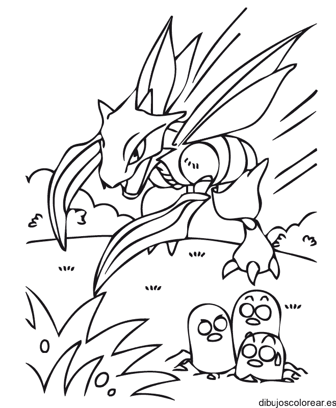 Dibujo de un ataque Pokemon