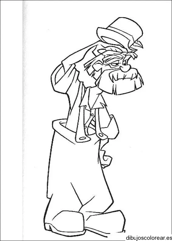 Dibujo de un anciano