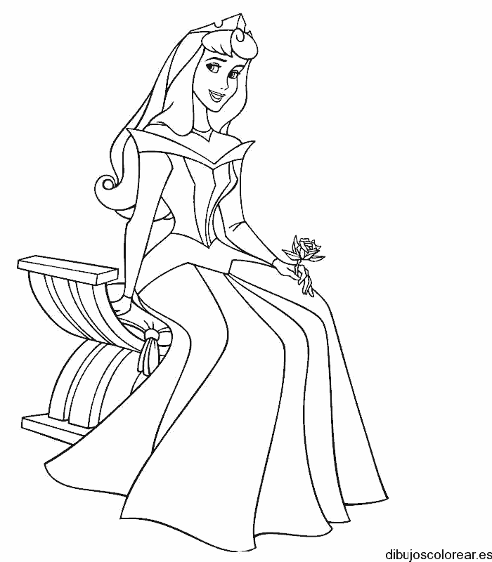 Dibujo de la Princesa Aurora