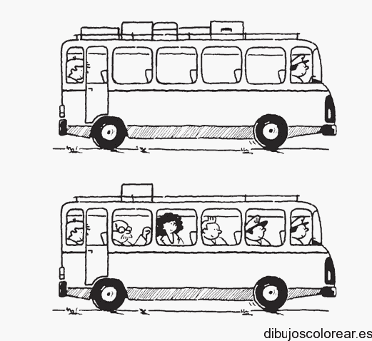 Dibujo de autobús escolar