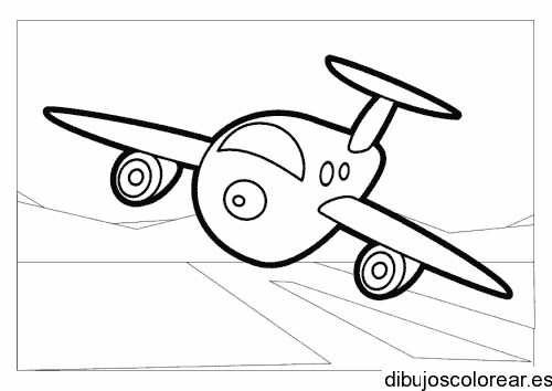 Dibujo de avioncito volando