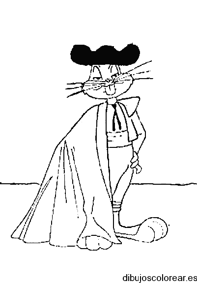 Dibujo de Bugs Bunny torero