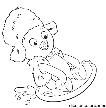 Dibujo de una patita