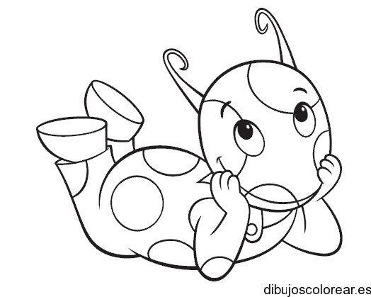 Dibujo de una avispa