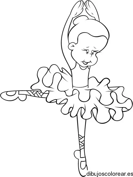 Dibujo de una pequeña bailarina