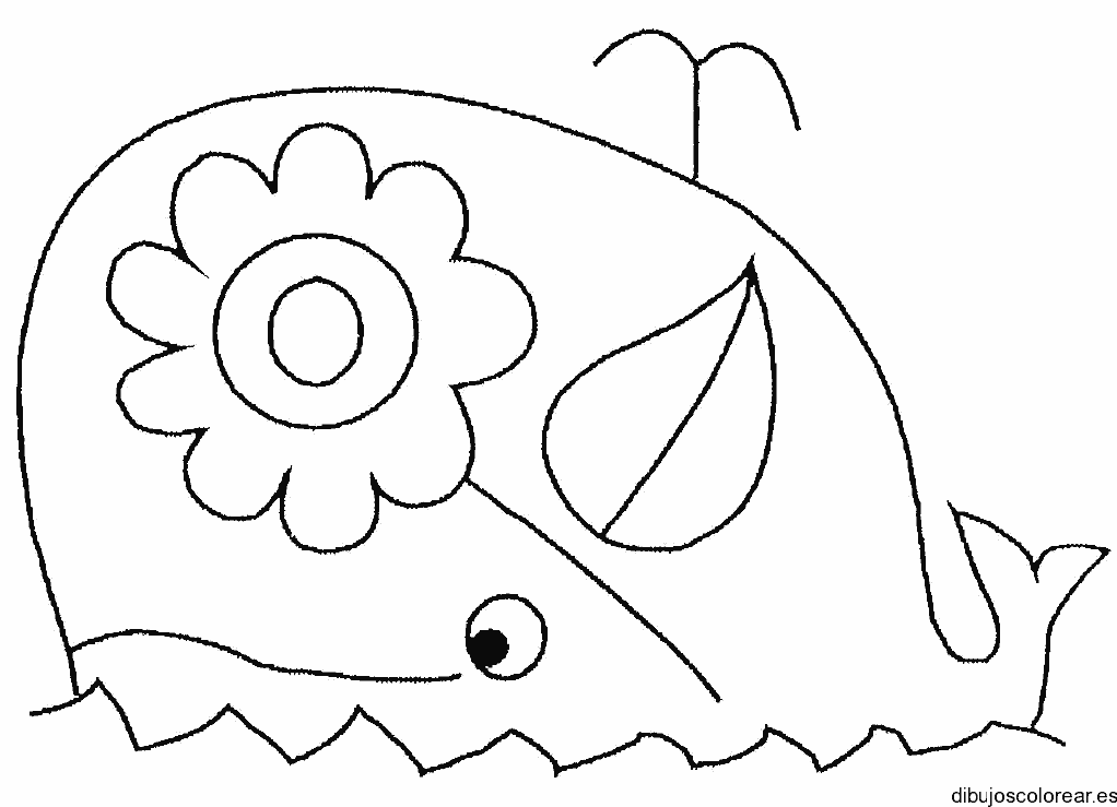 Dibujo de una ballena