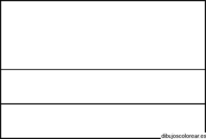 Dibujo de una bandera para colorear