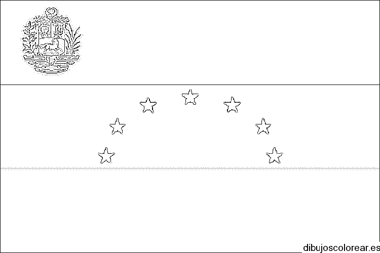 Dibujo para colorear bandera