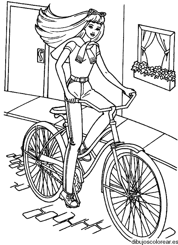 Barbie en bicicleta