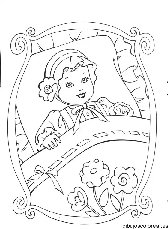 Dibujo de Barbie bebé