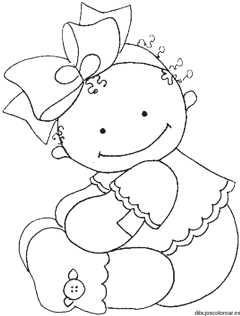 Dibujo de una bebe 