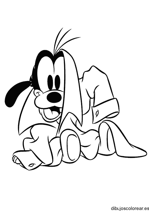 Dibujo de Pluto bebé