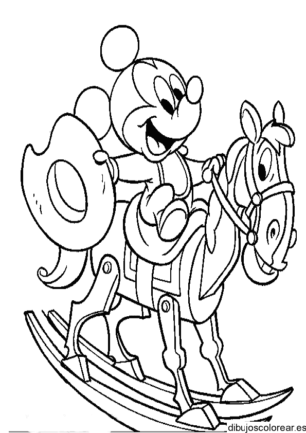 Dibujo de Mickey Mouse bebé