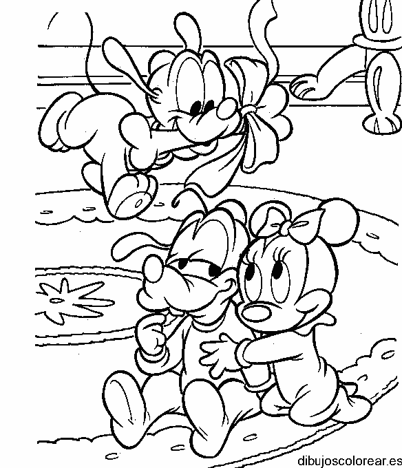 Dibujo de bebés Disney