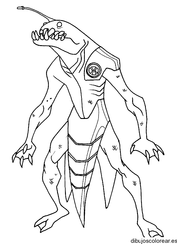 Dibujo de un monstruo