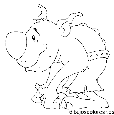 Dibujo de un gnomo muy feo