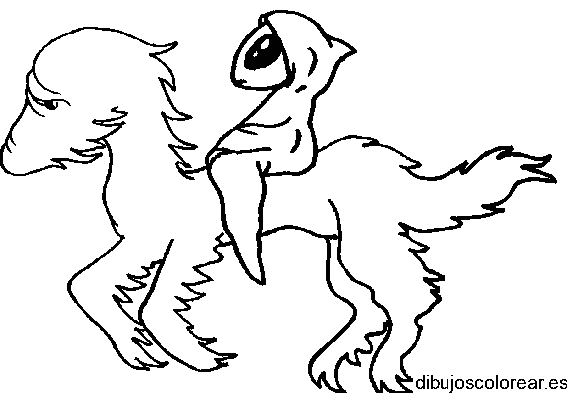 Dibujo de un Alien