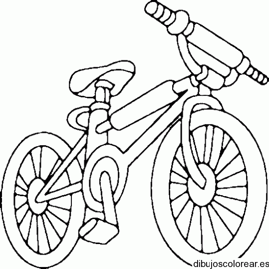 Dibujo de una bicicleta sport
