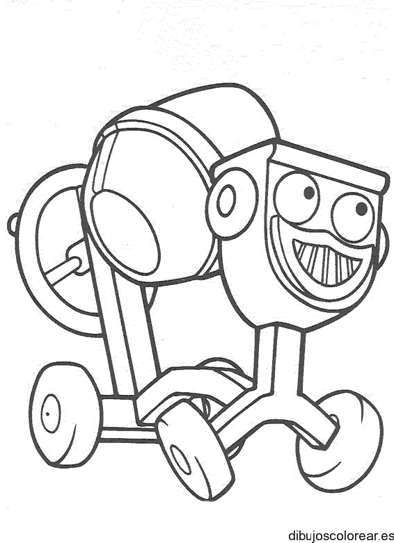 Dibujo de una mezcladora