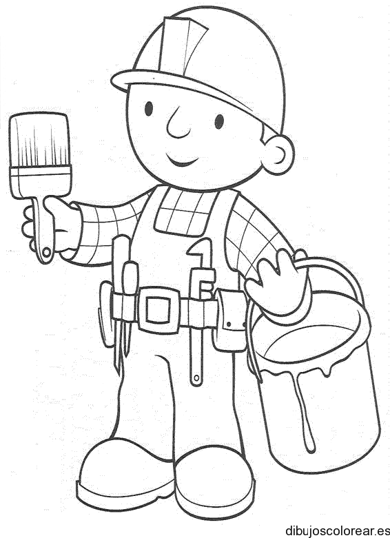 Dibujo de Bob Constructor