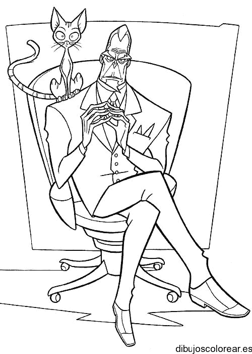 Dibujo de un villano