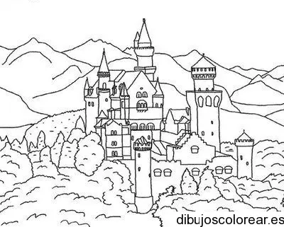 Dibujo de un reino encantado