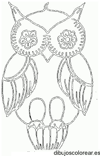 Dibujo de un búho