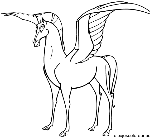 Dibujo de un caballito de fantasía